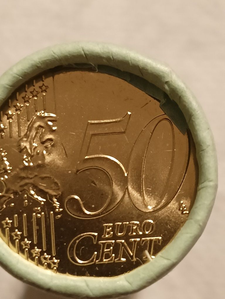 50 euro centów litwa mennicze 2015 rolka 40szt.