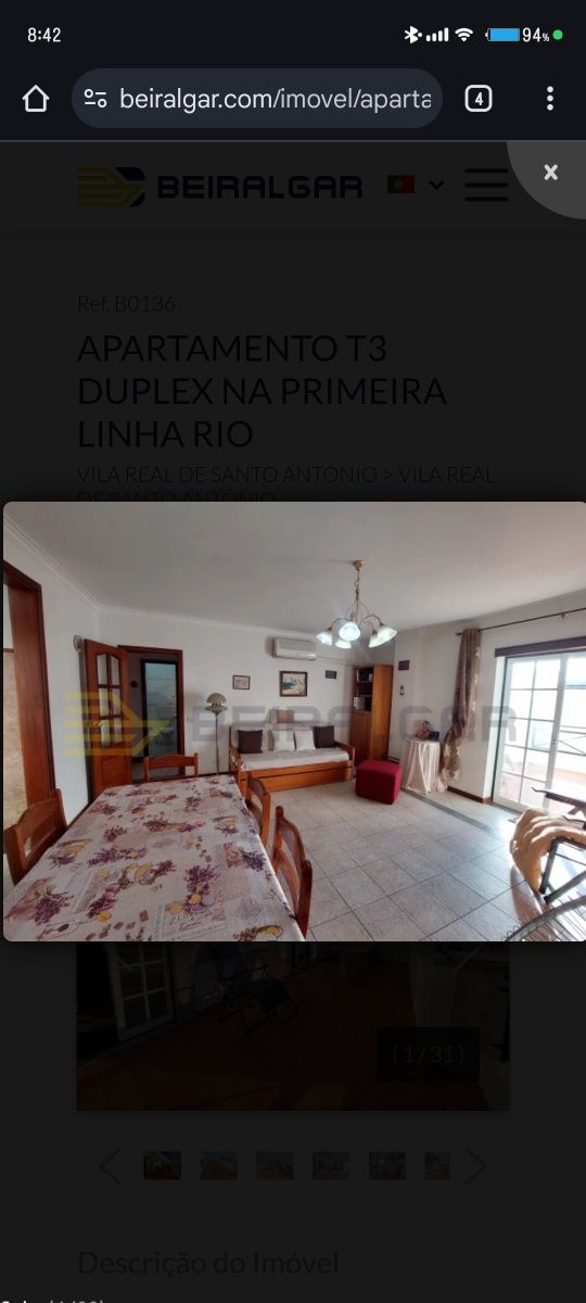 Vendo apartamento vila real de Santo António