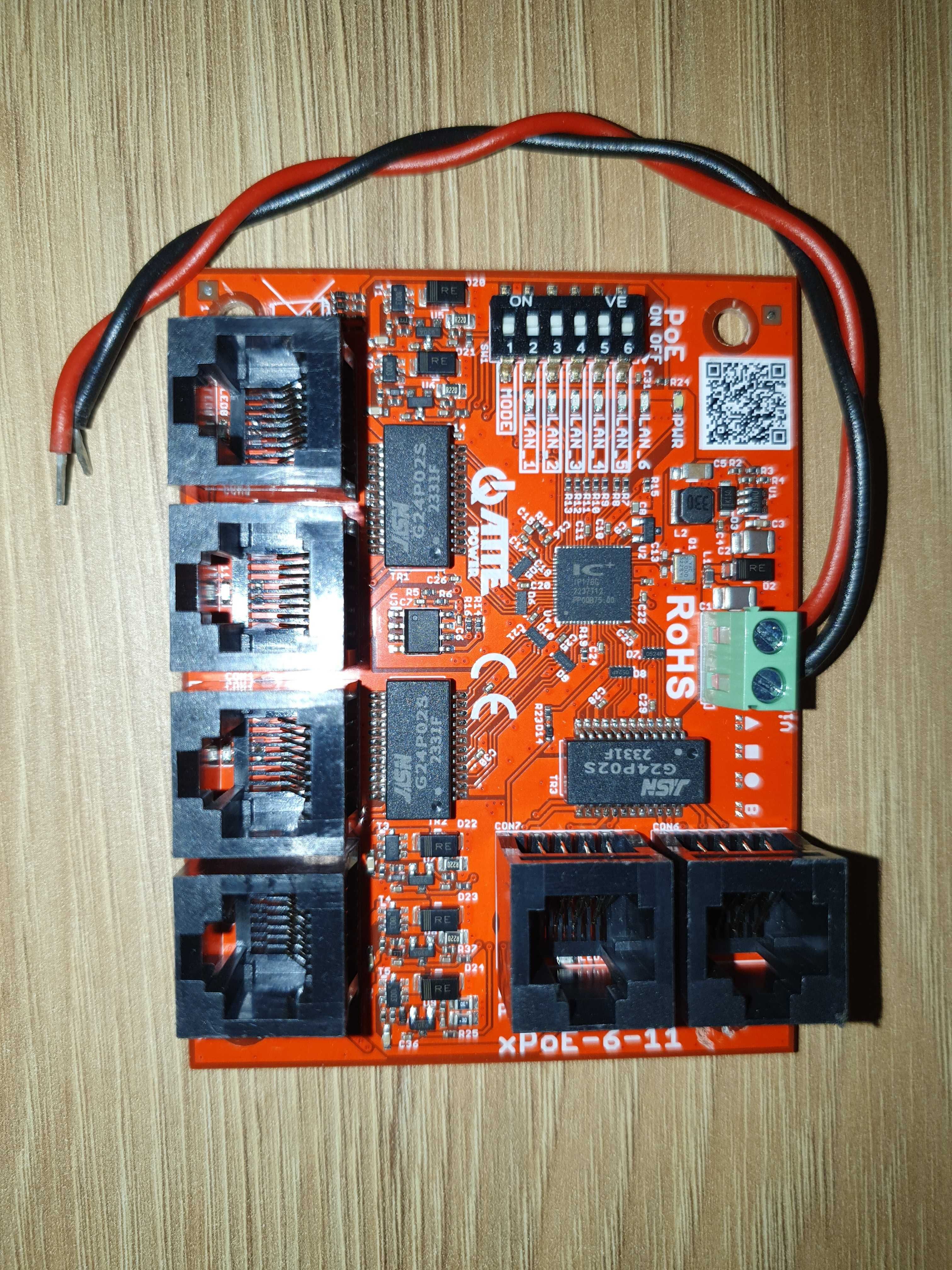 Switch PoE ATTE xPoE-6-11-OF - 5x PoE + 1x Uplink - Dostępne 2 sztuki