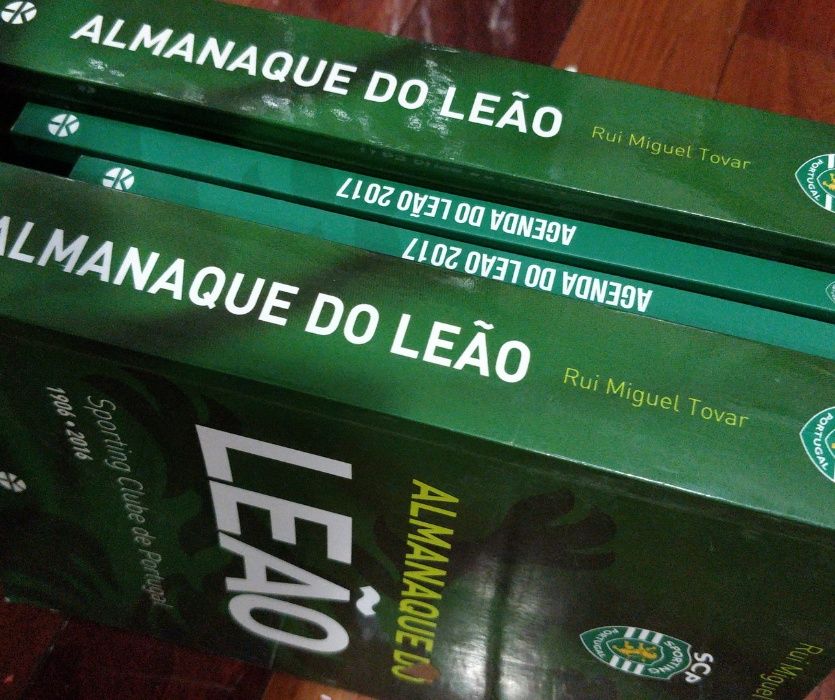 Sporting - Almanaque do Leão (lote de 2 livros novos!)