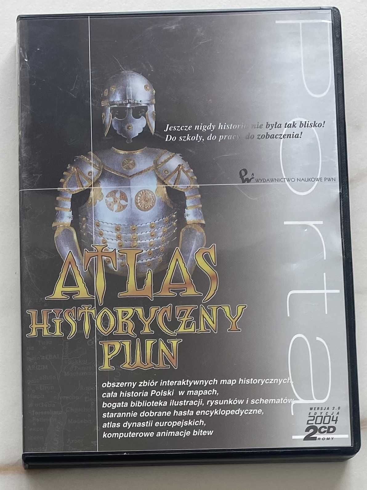 Atlas historyczny PWN 2xCD-ROM NOWA