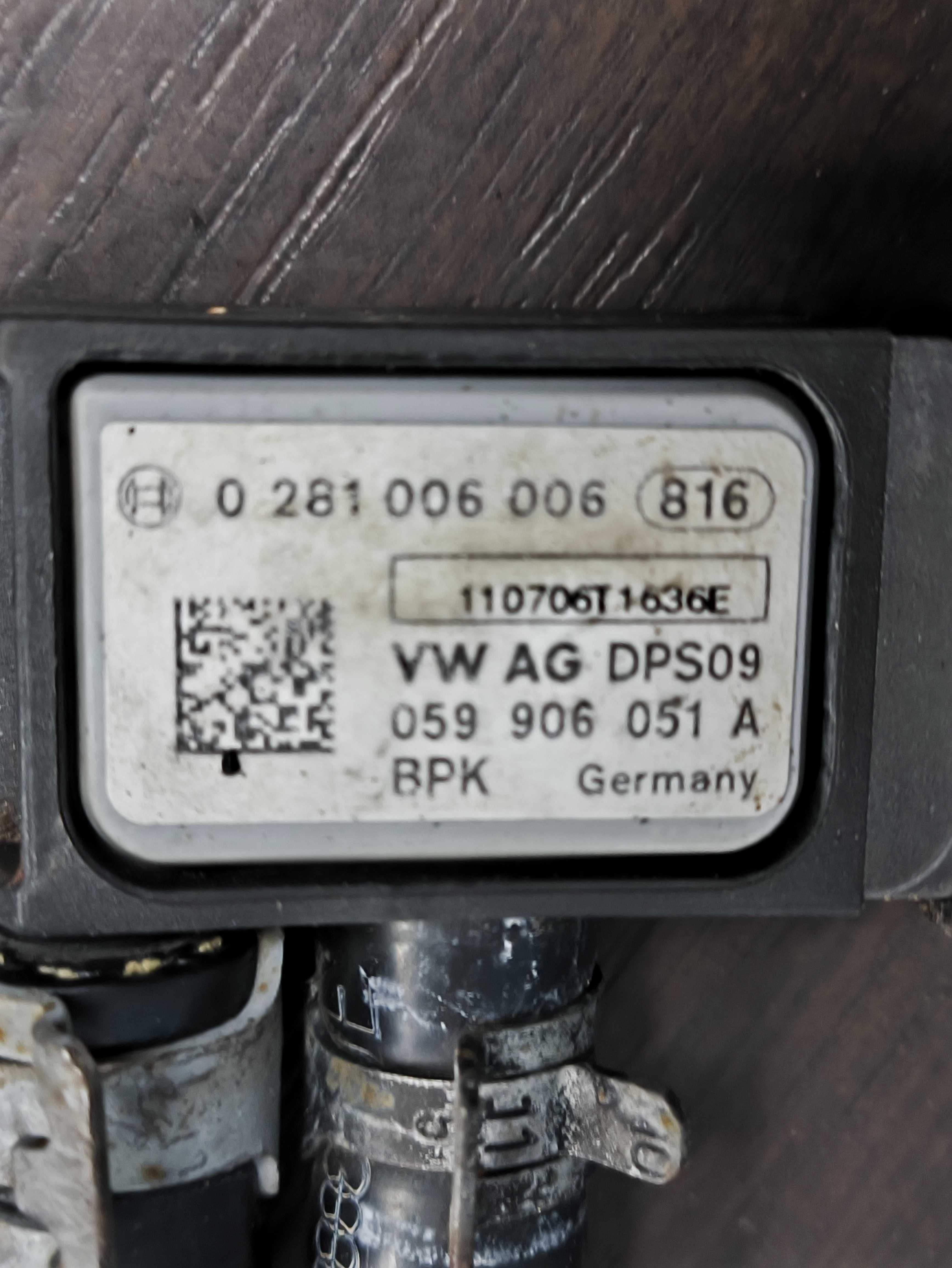 Czujnik ciśnienia spalin Audi A4 B8 A6 C6 2.0 TDI 0281/006/006 Siedlce