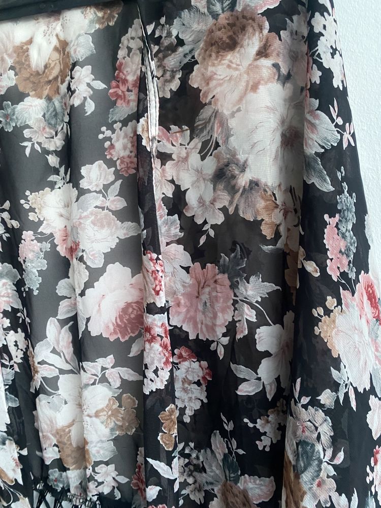 Kimono usado flores