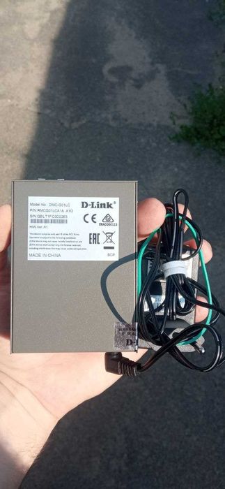 Медіаконвертер D-Link  DMC-G01LC з SFP-модулем