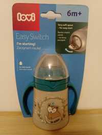 Lovi Easy Switch kubek niekapek 150 ml z miękkim ustnikiem 6m+ 0%BPA