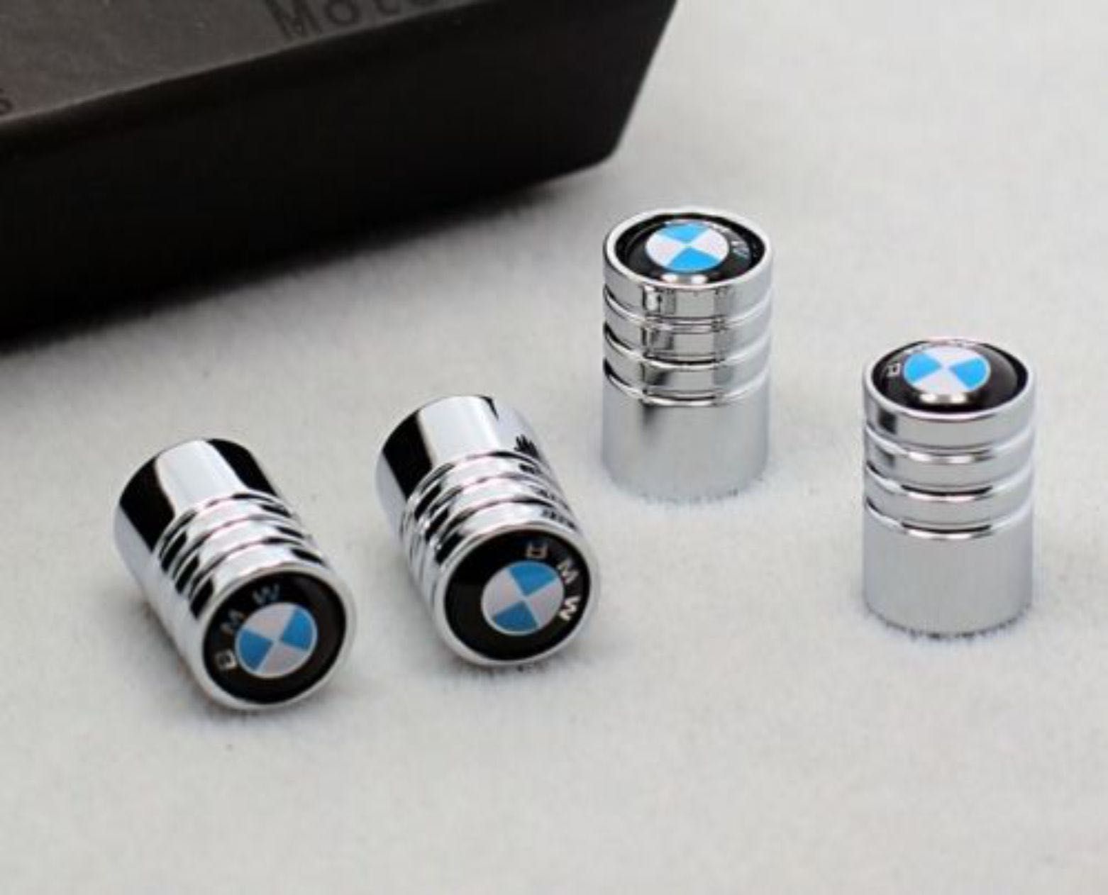 4 Tampas para válvulas de ar com emblema M Sport para BMW