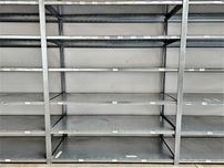 Regał Magazynowy 60x250x393/21p Metalowy Ocynk Garaż Warsztat Piwnica