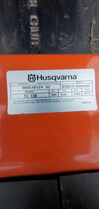 Traktor kosiarka Husqvarna TC 138