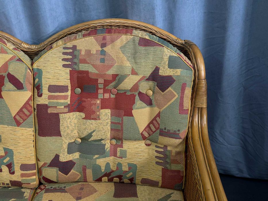 Плетений диван-трійка/трьохмісний садовий диван/садові меблі/крісла