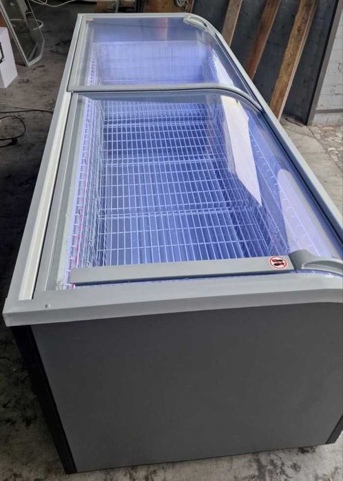 Якісний Морозильний лар бонета AHT Miami 250 AD VS LED Темносірий