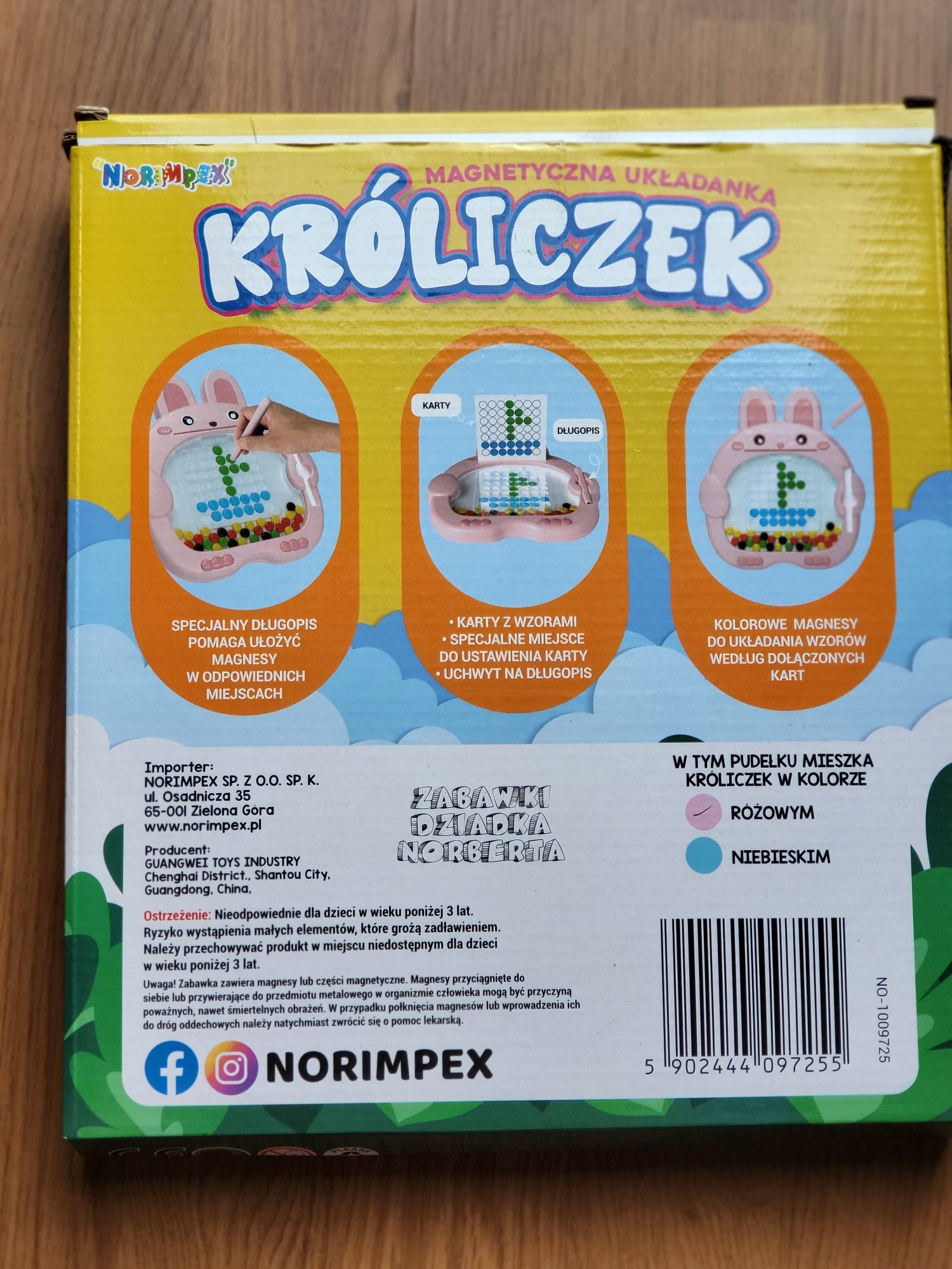 Tablica magnetyczna układanka