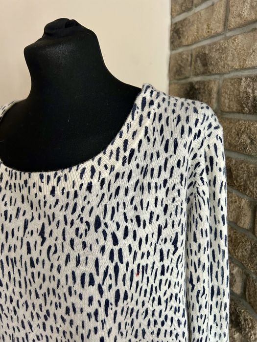 Kremowy sweter Jaeger wełna kaszmir rozmiar L/40