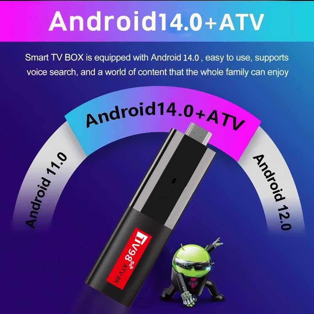 Smart TV Stick TV98 Android 14 ATV