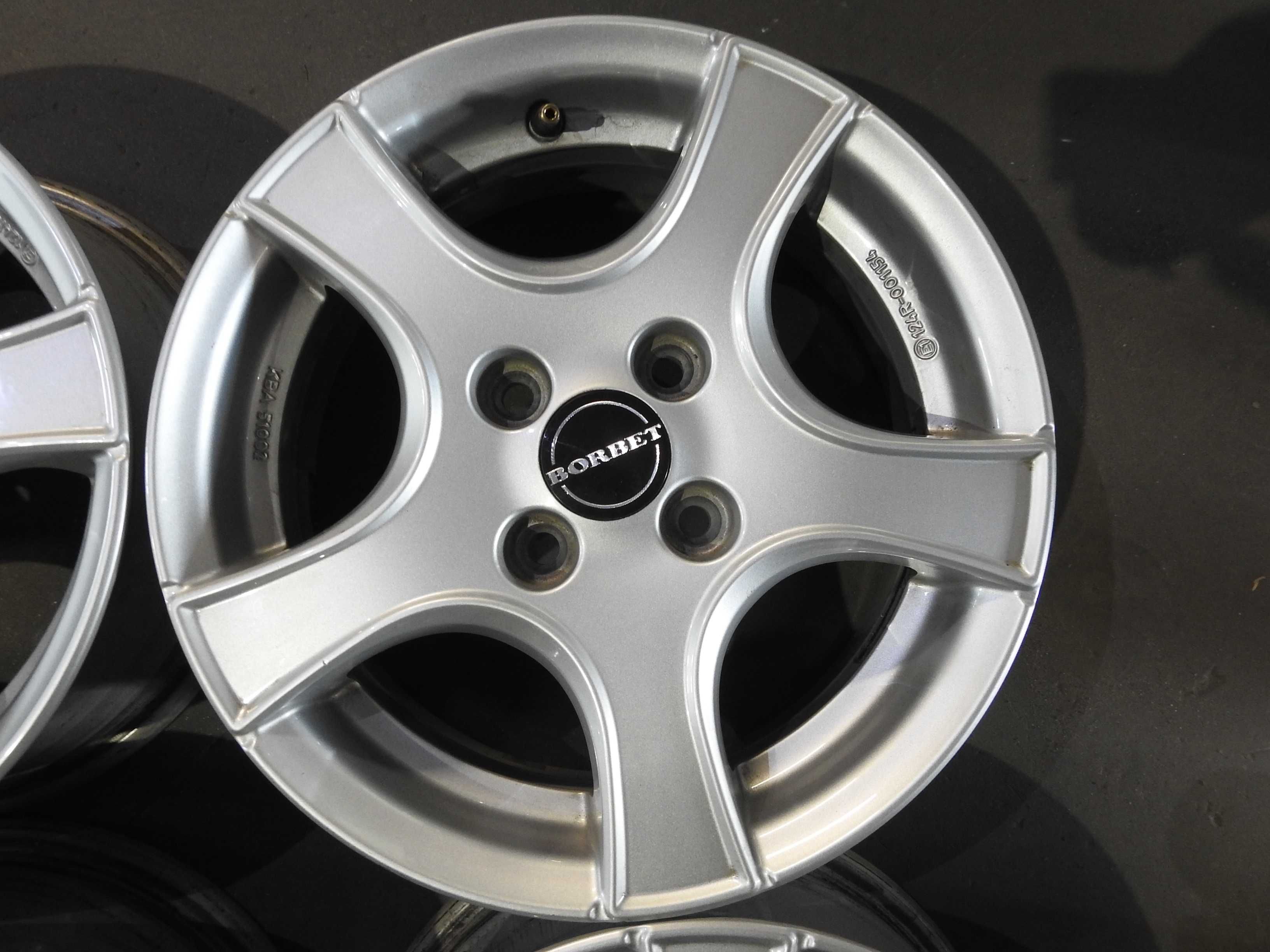 4x Alu 14'' 4x100 5,5J ET39 Piasta 56,6mm  OPEL Chevroletn JAK NOWE