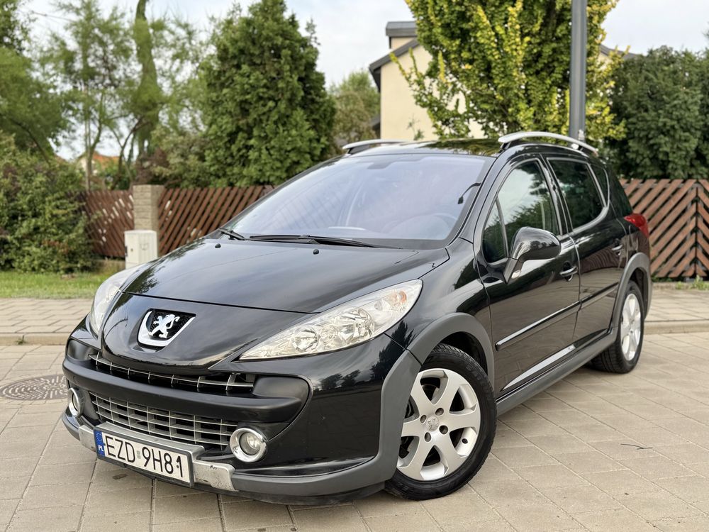 Fajny Peugeot 207 SW-1.6 Hdi-90Km-Bez Dwumasy-OUTDOOR-Klima-Panorama