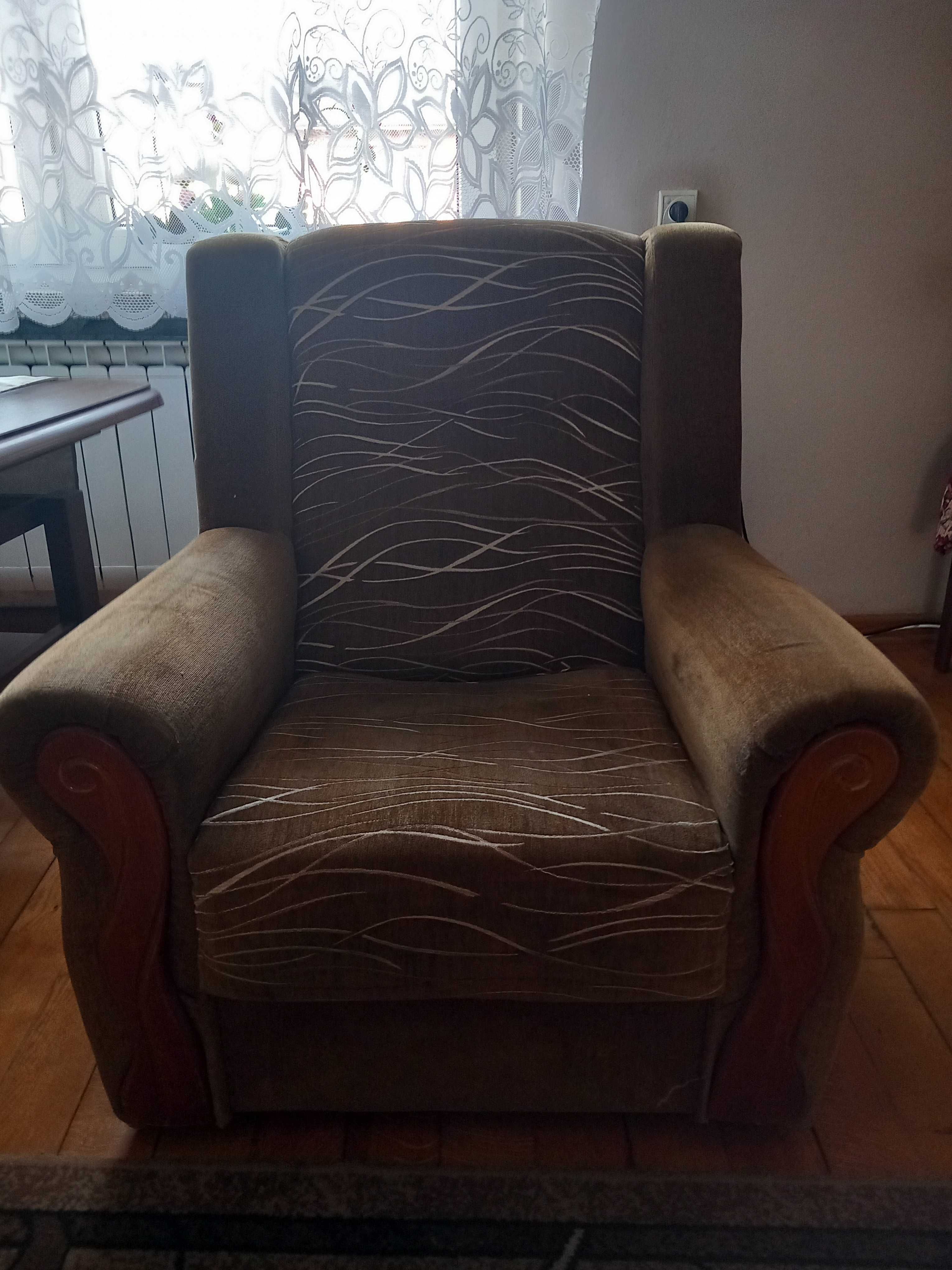 Wersalka z fotelem