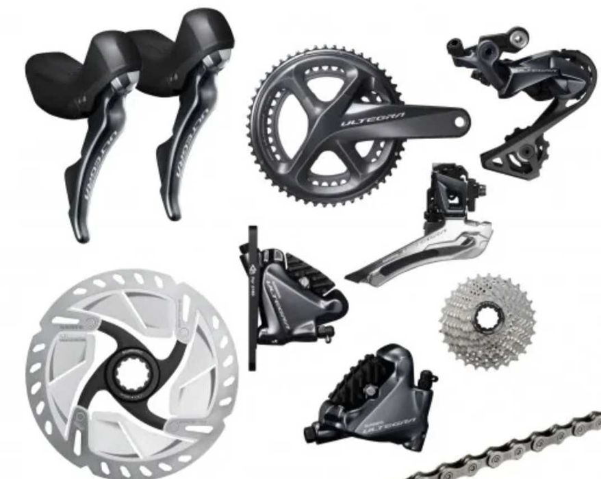 Grupo completo - Shimano Ultegra RD-R8000-SS 52/36 22 Speed semi-novo.
