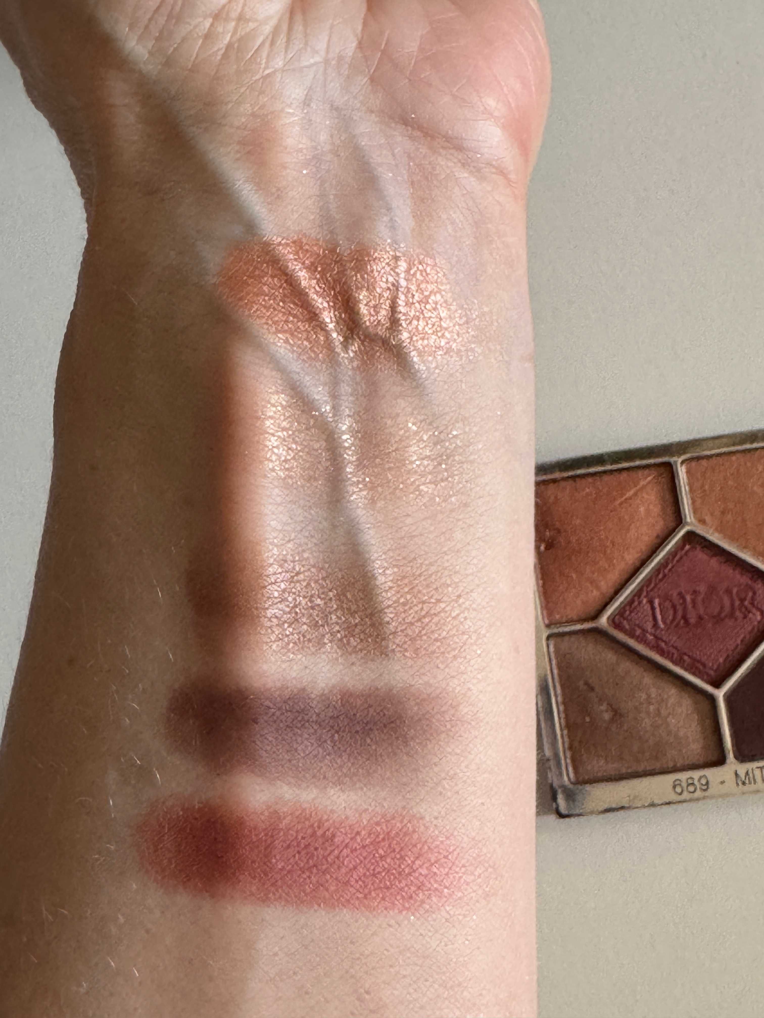 Палітри тіней від dior 5 couleurs