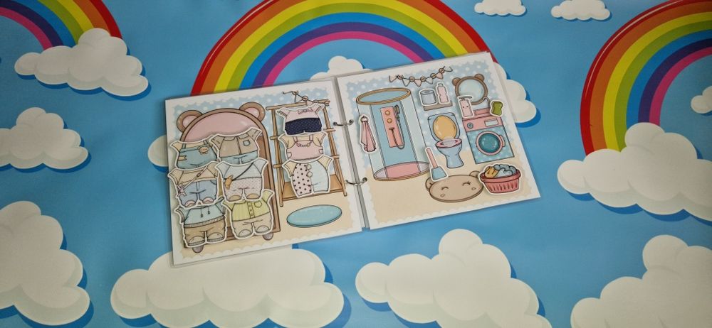 Гра книжка на липучках Лабубу