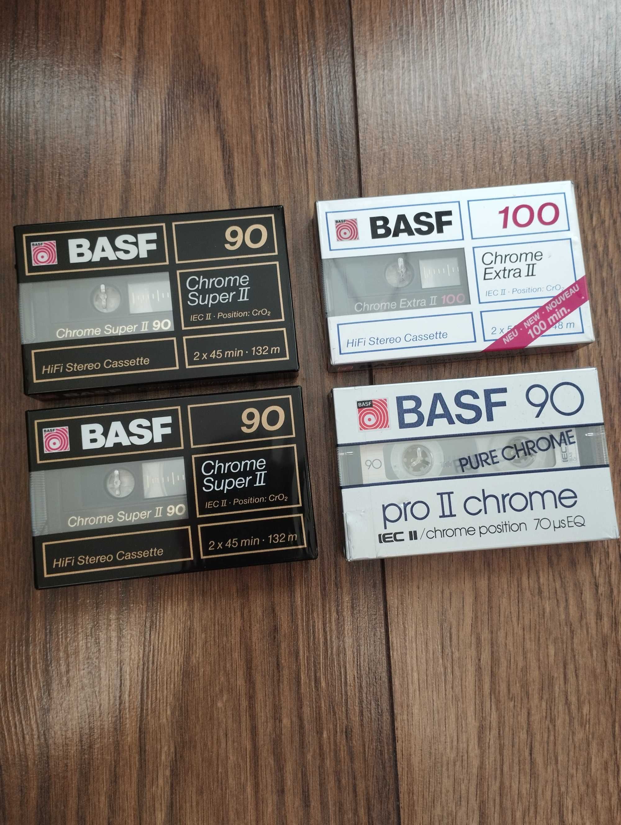 Аудіокасети Basf , AKAI GX 90 , тип 2 , хром