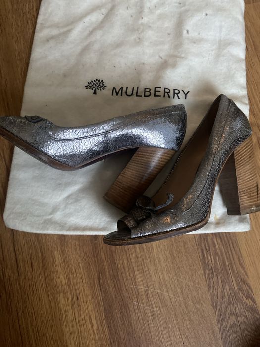 Skorzane Szpilki buty firmy Mullberry oryginalne rozmiar 38