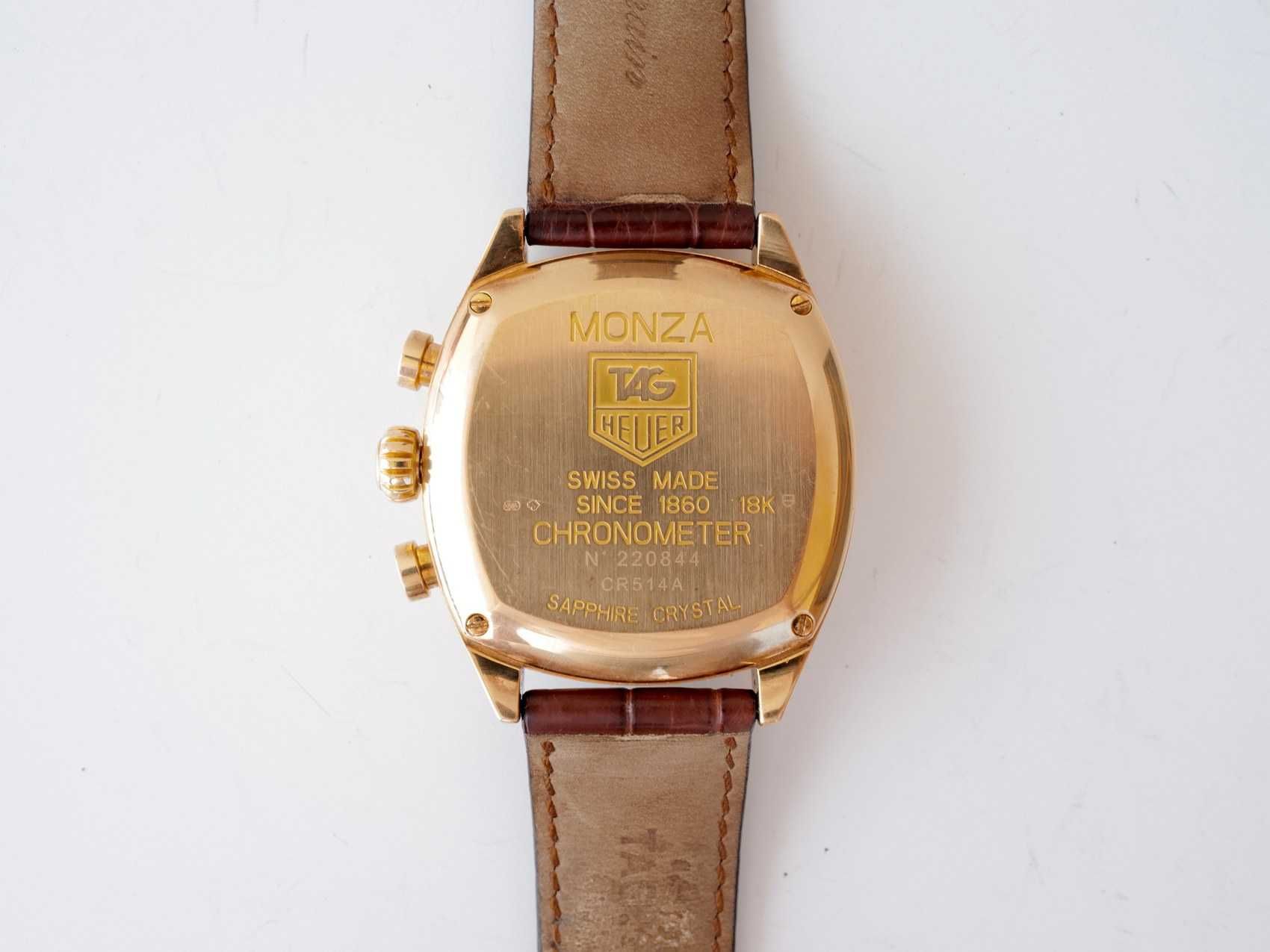 TAG Heuer Monza Chronograph 18K Yellow Gold