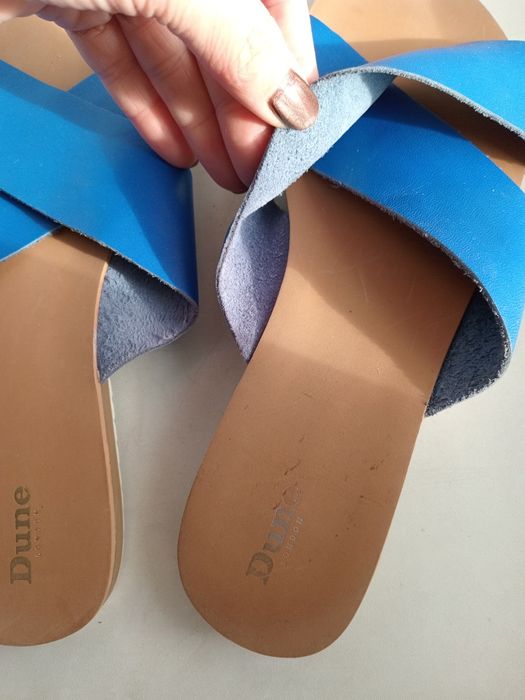 Шльопки шкіряні 39 р.