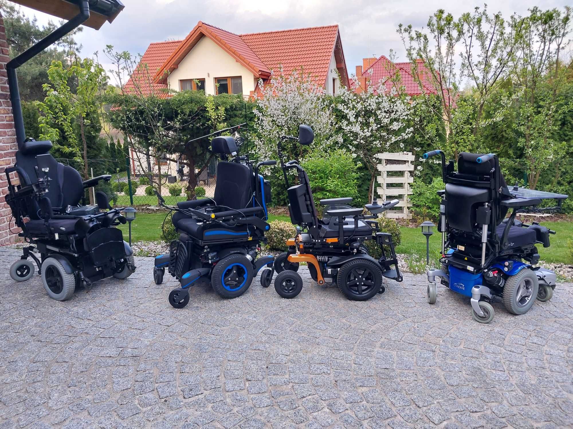 wózek inwalidzki elektryczny Quickie Jive UP z funkcją pionizacji
