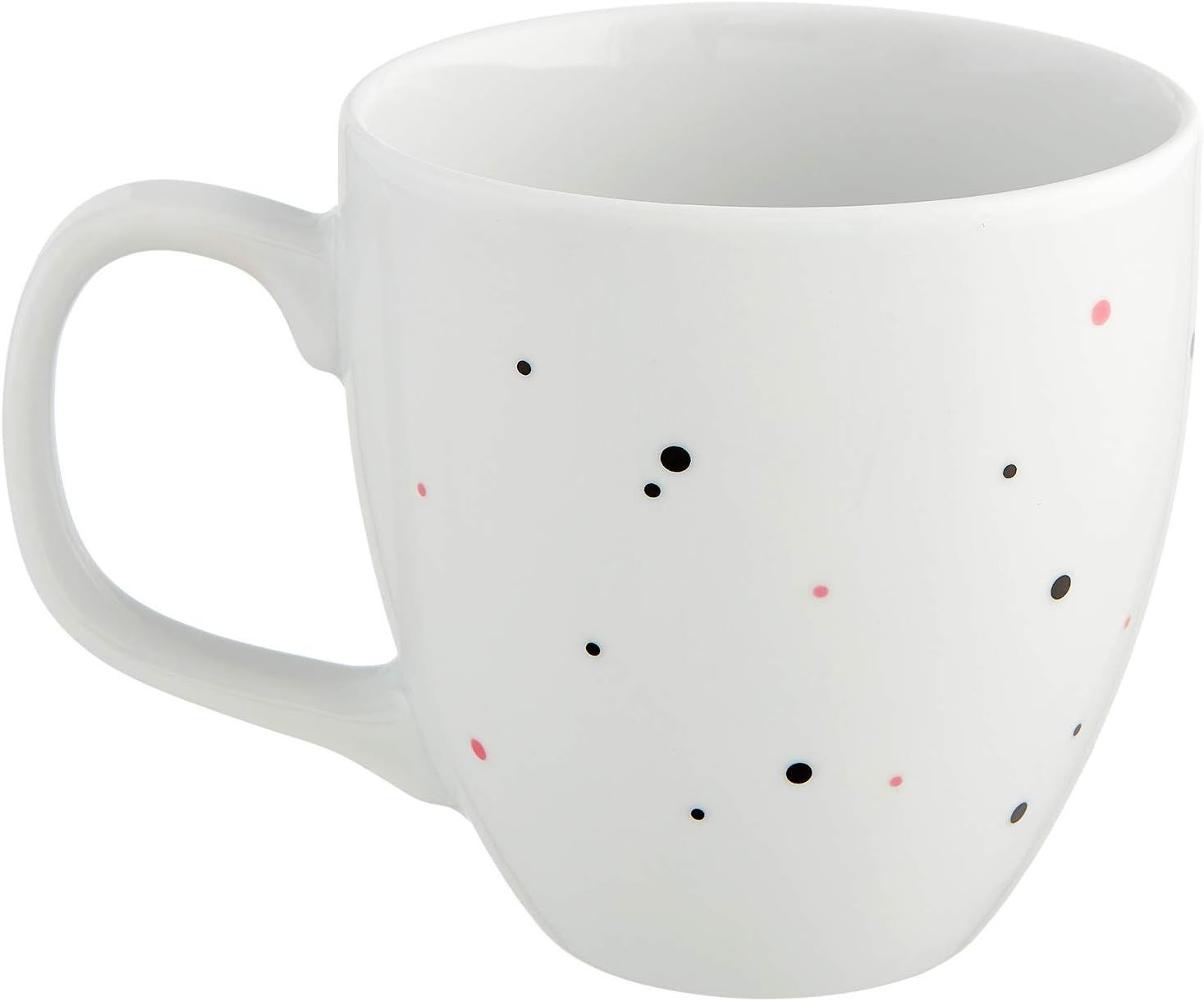 Duży Kubek Porcelanowy 0,45L Biały "Heute ist mein Lieblingtag"