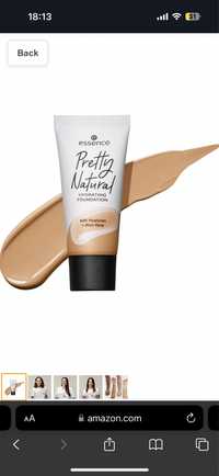 Тональний крем essence prettiz natural hydrating foundation