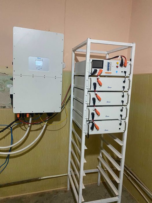 Встановлення сонячних панелей, інверторів, акумуляторів.  Продаж