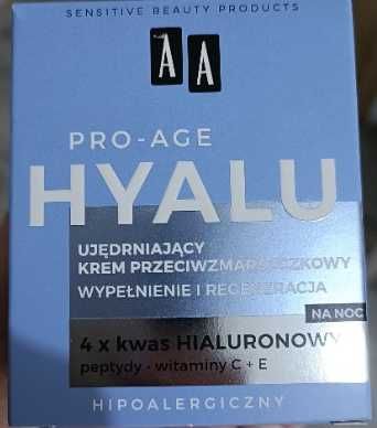 AA Hyalu Pro-Age ujędrniający krem przeciwzmarszczkowy na noc 50ml