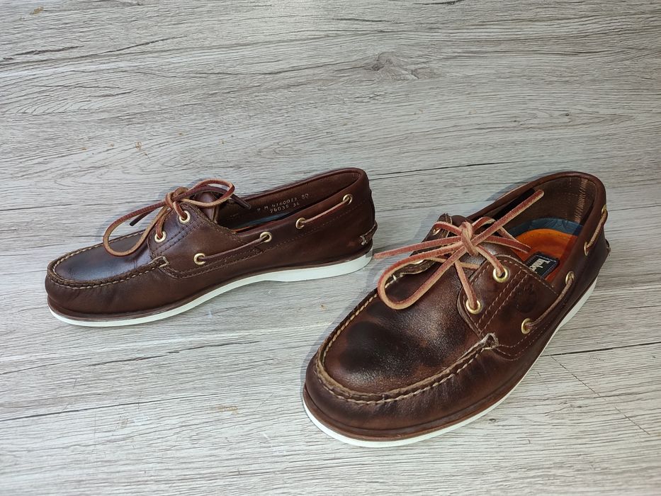 Timberland 43р топсайдеры  мужские туфли кожаные