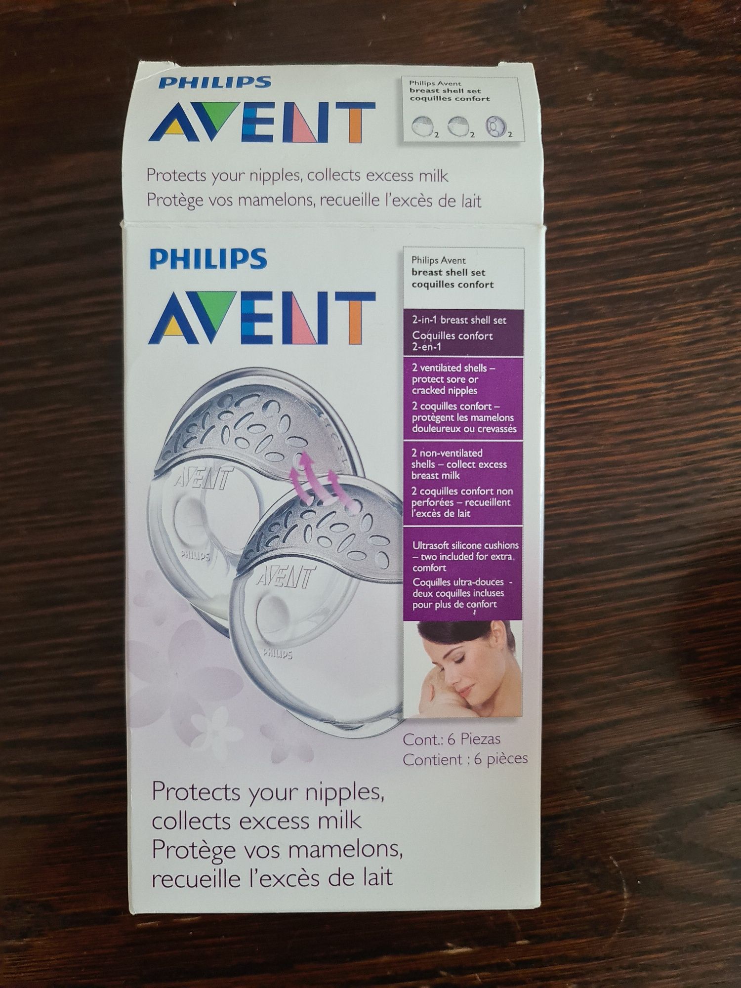 Muszle laktacyjne philips avent 2w1