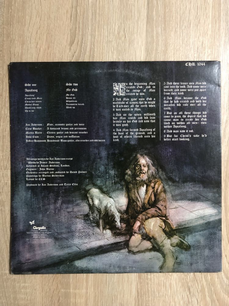 Jethro Tull Aqualung USA EX+