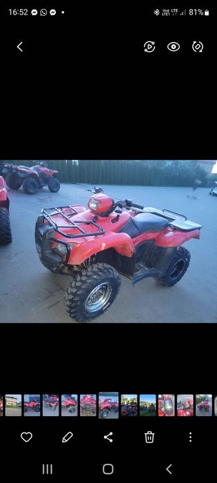 Honda  foreman trx450  500   części  silnika,dyfer,os 500 fi2012,2013r