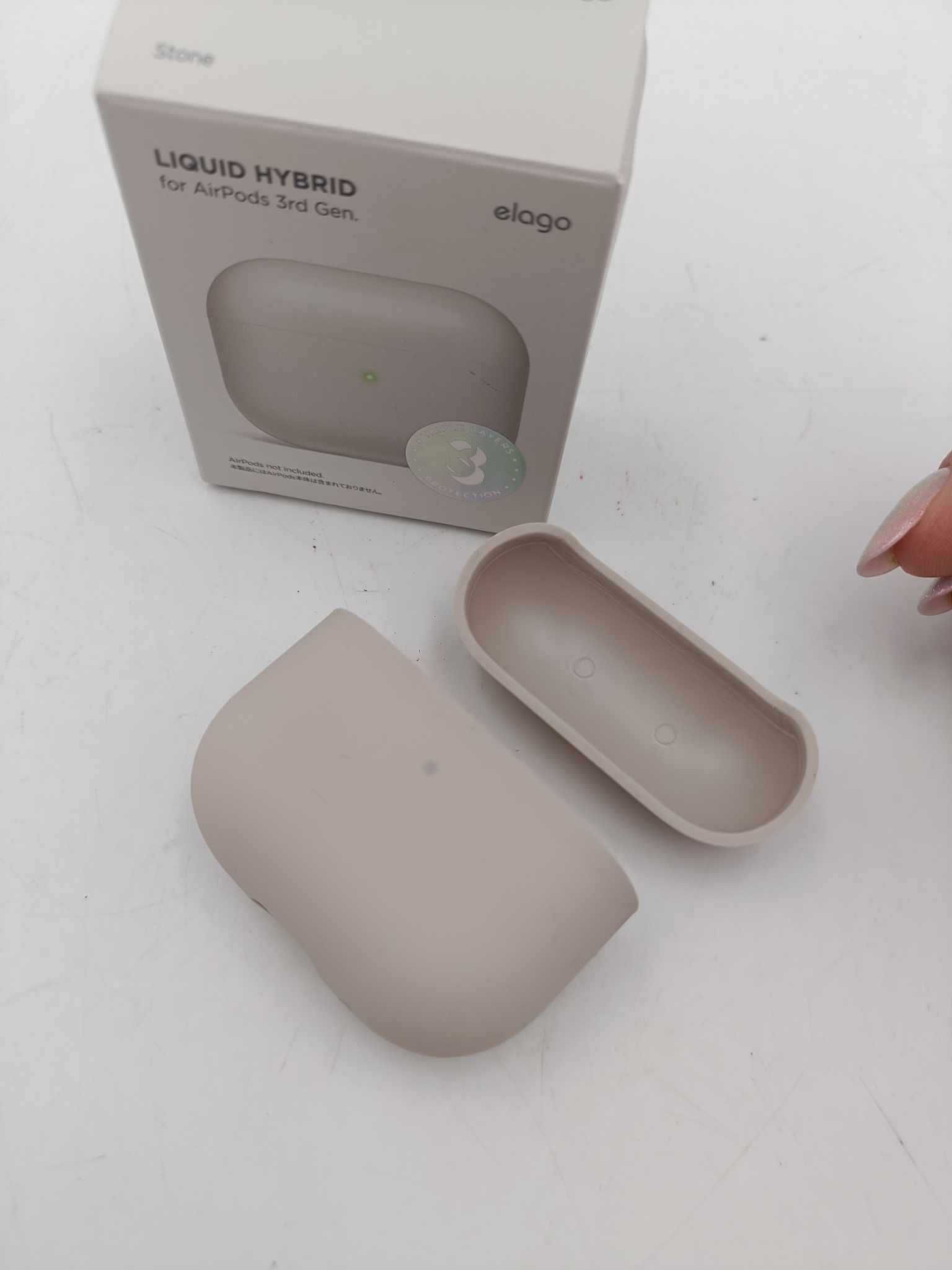 ETUI Do Słuchawek Airpods 3 gen Sylikonwe Beżowe Elago NOWE!