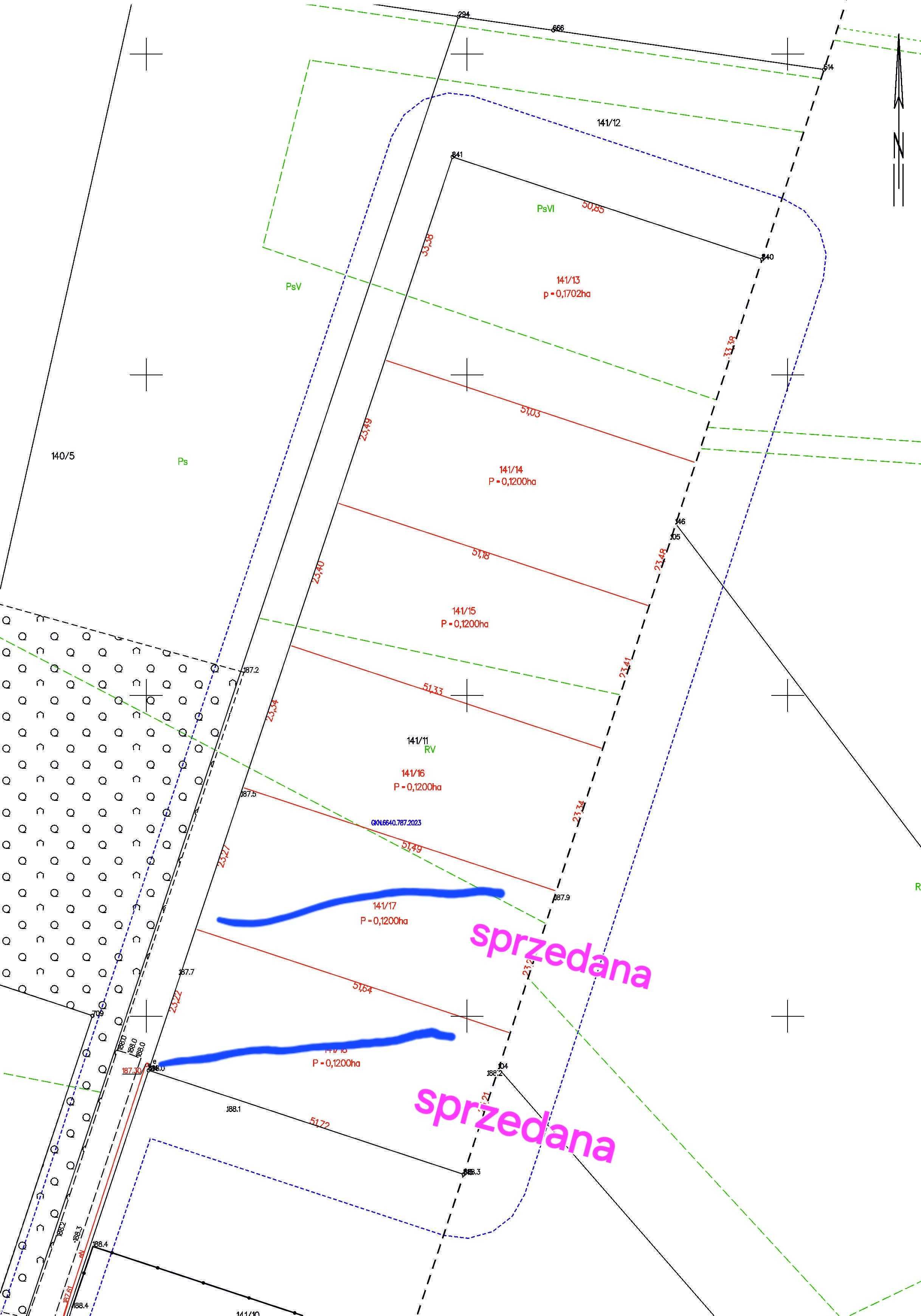 Działka budowlana Zduńska Wola Holendry 1200m2