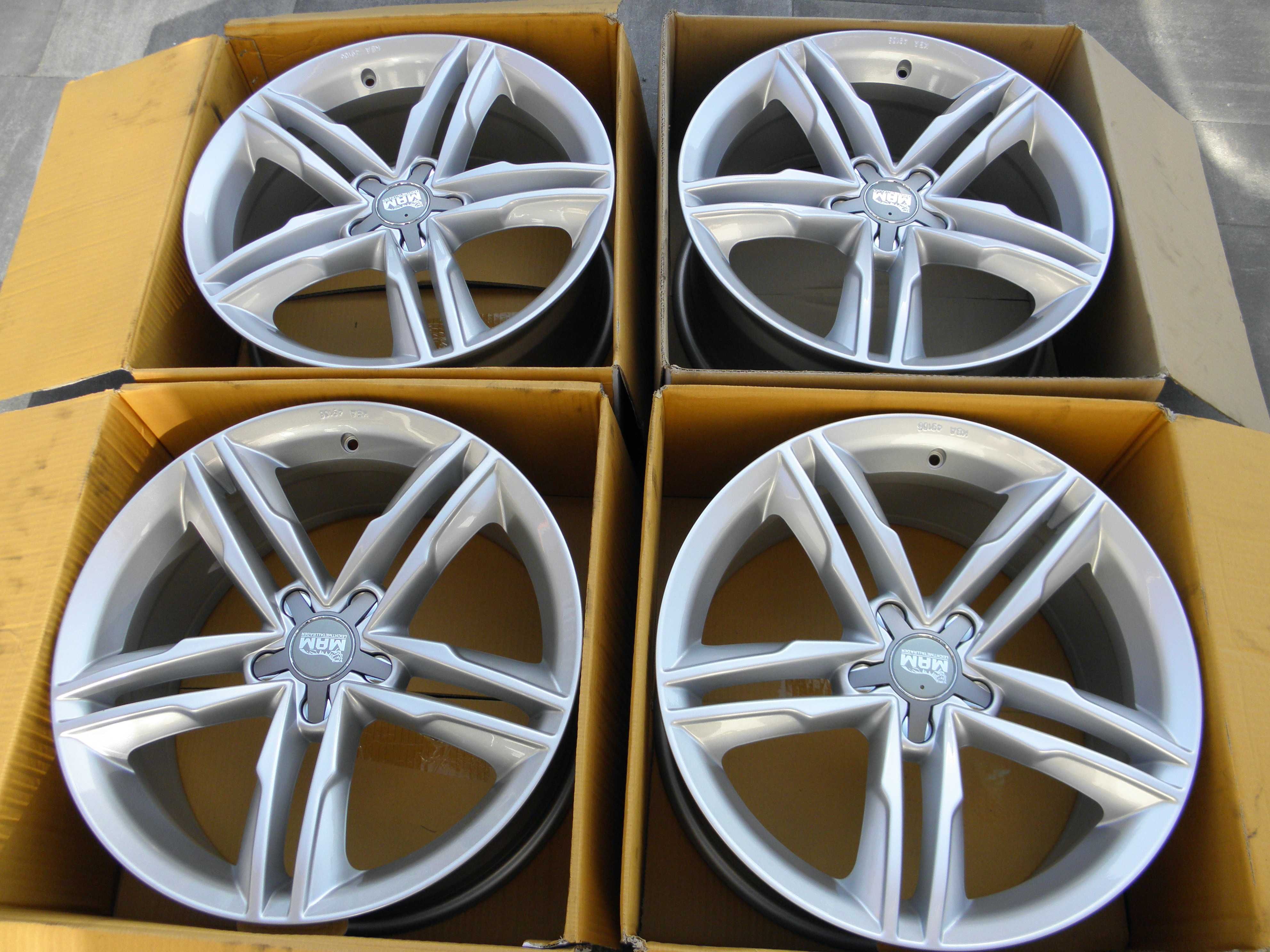 Felgi 18 Audi A4 A6 Q5 S4 VW Arteon ID.4 ID.5 Tiguan 5x112 ET44 MAM A1