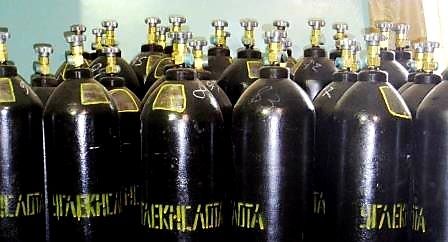 Продам баллоны 40л.  Азот, Аргон, Ацетилен,  Кислород, Углекислота,MIX