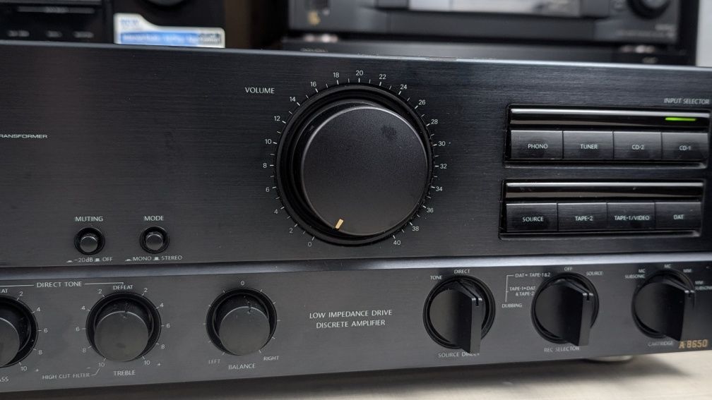 Onkyo integra A-8650 Potężny zintegrowany wzmacniacz stereo vintage