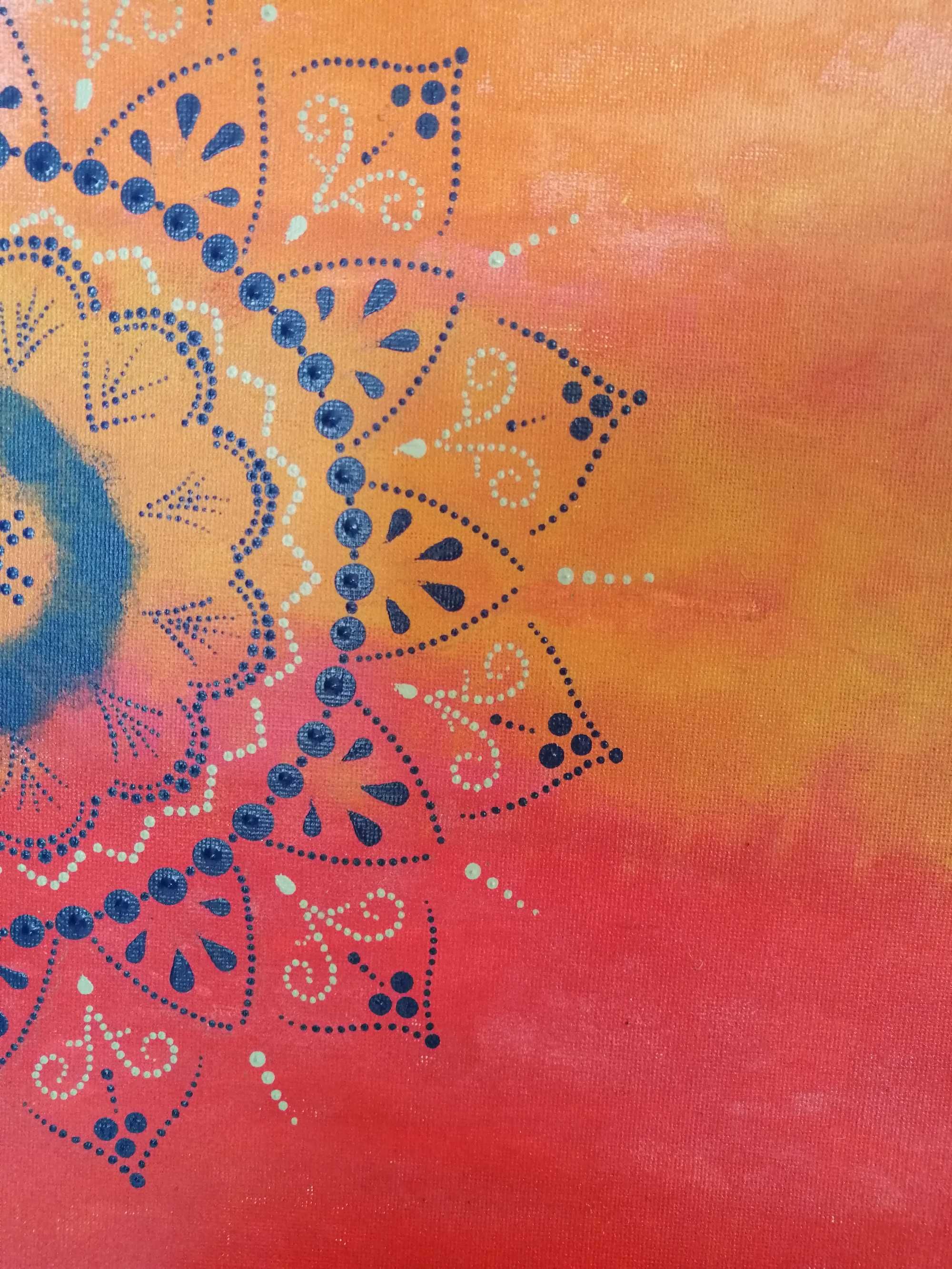 Obraz mandala akryl