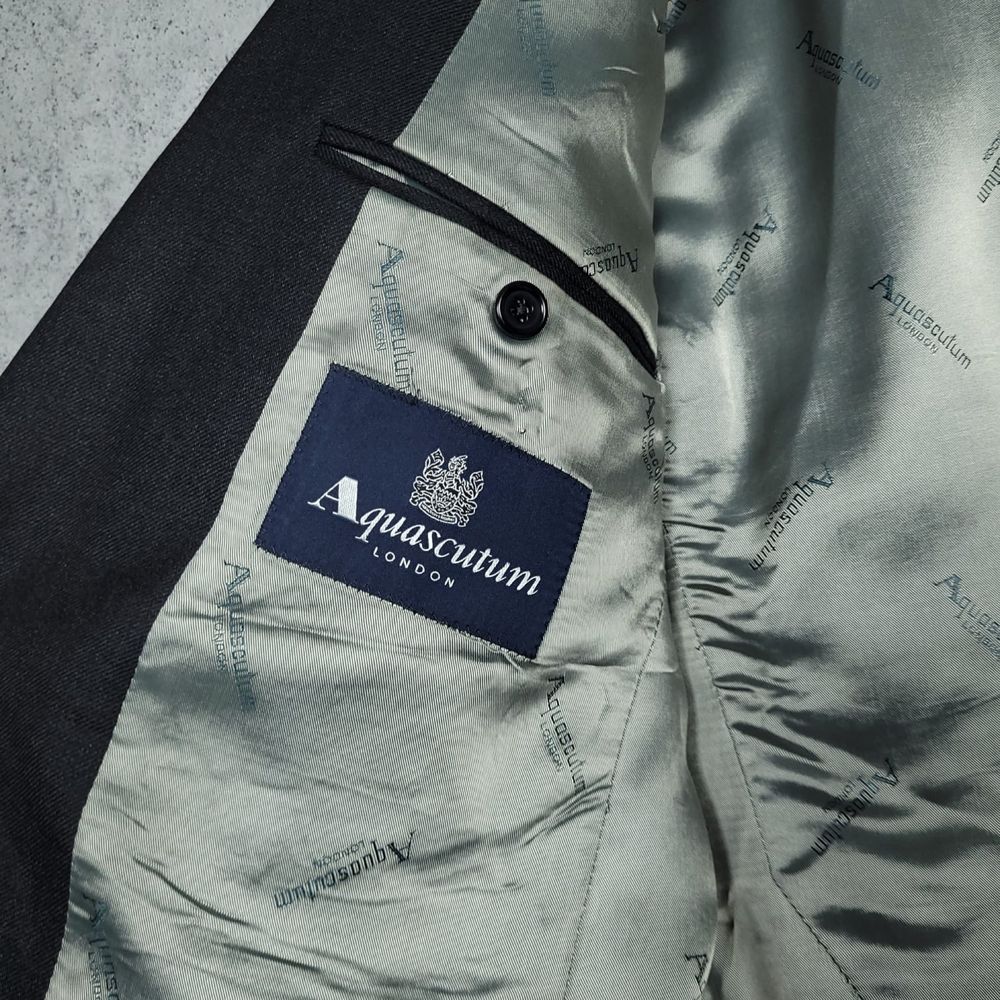 Wełniana marynarka Aquascutum, woolen aquascutum blazer vintage