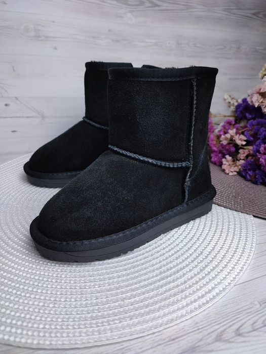 Дитячі угги замшеві р.28-31 зимові черевики