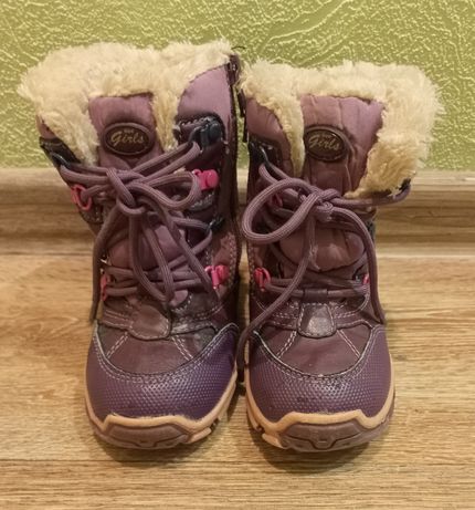 Детские зимние ботинки сапоги для девочки обувь тёплая