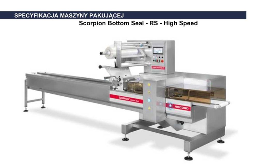 Maszyna Pakująca Foll pack  Scorpion Bottom Seal - RS – HS