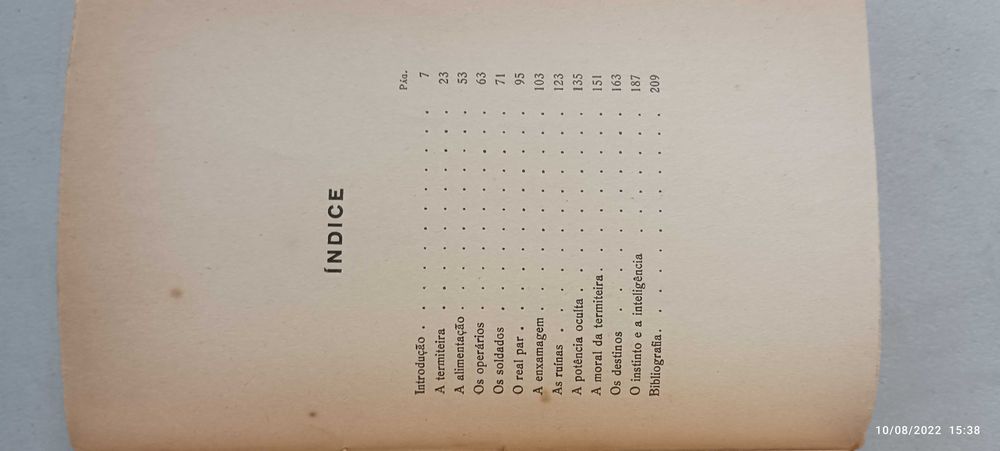 Livro PA-2 - Maurício Maeterlick  - A vida das térmicas