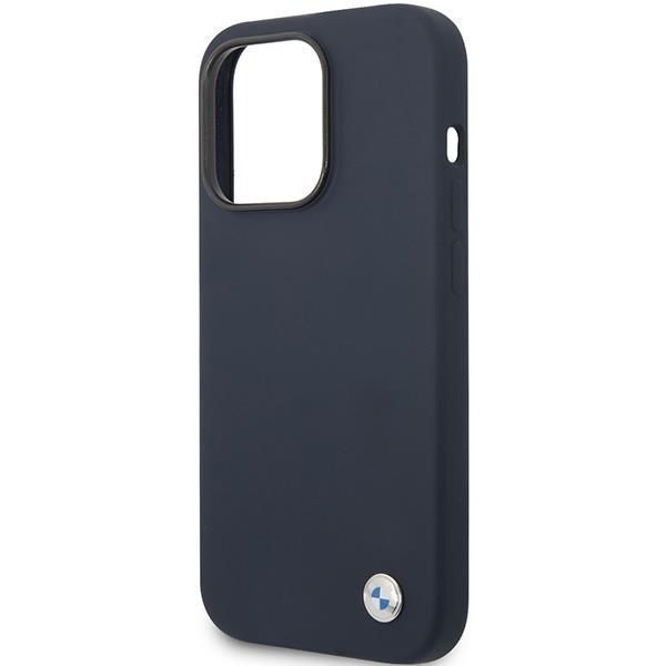 Etui Bmw Bmhcp14Lsilna Iphone 14 Pro - Granatowesilicone Metal Logo