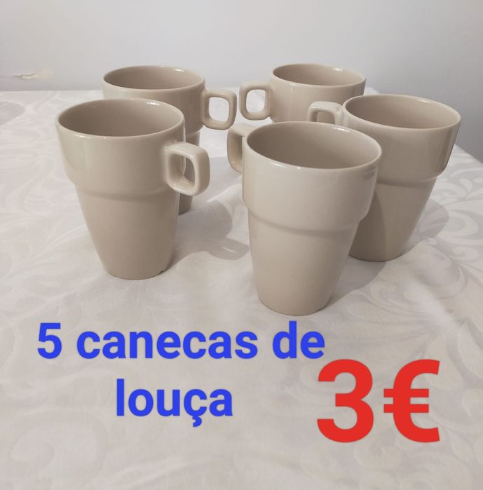 Conjunto 5 Canecas