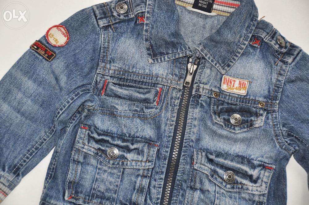 Kurtka jeans Next 86 cm - 12-18 m-cy